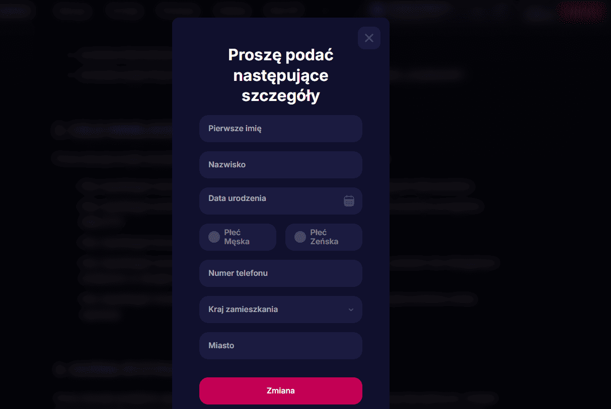 drugi krok aktywacji bonusu bez depozytu od nv kasyno