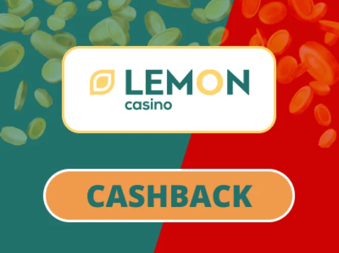 Cashback bonus w Lemon Casino photo Cashback bonus w Lemon Casino