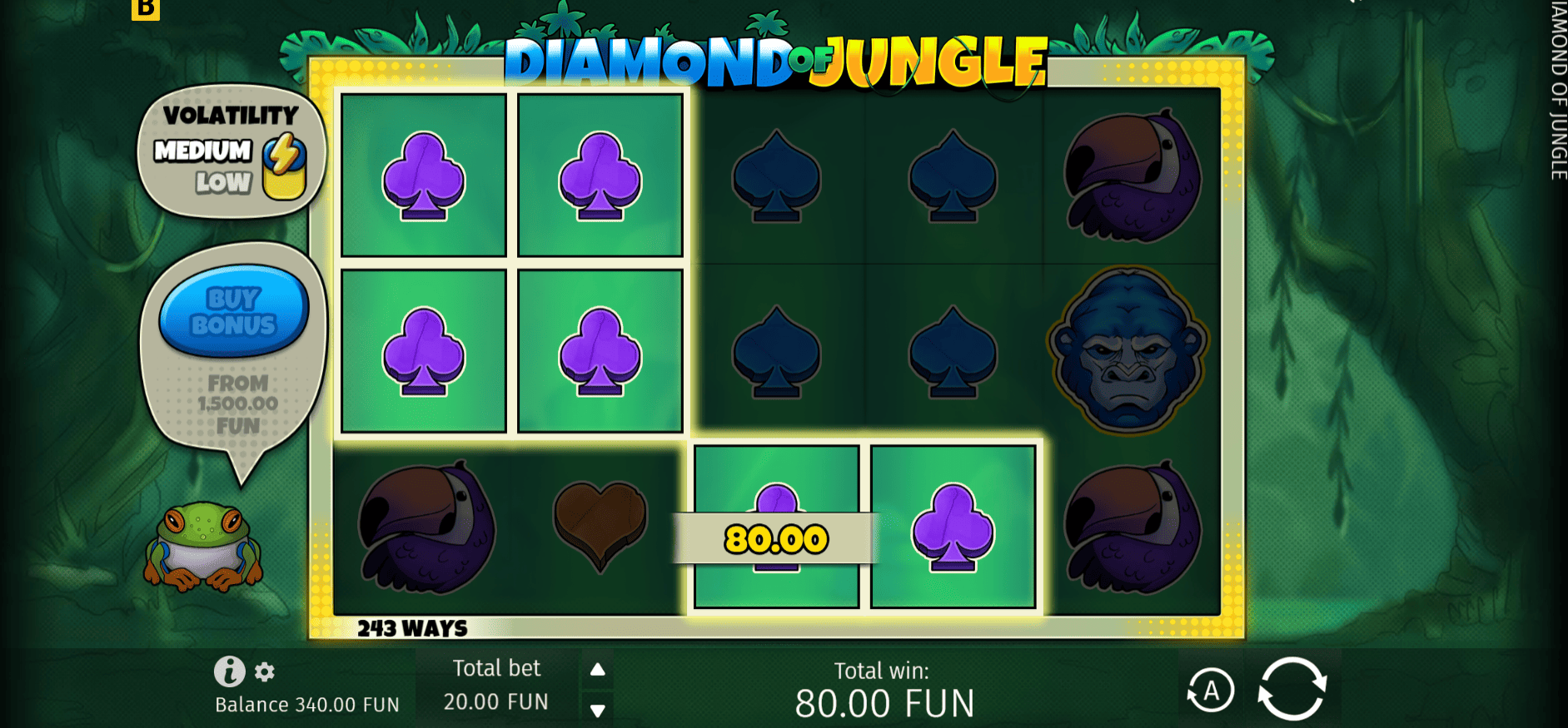 Zagraj w slot Diamond Of Jungle 