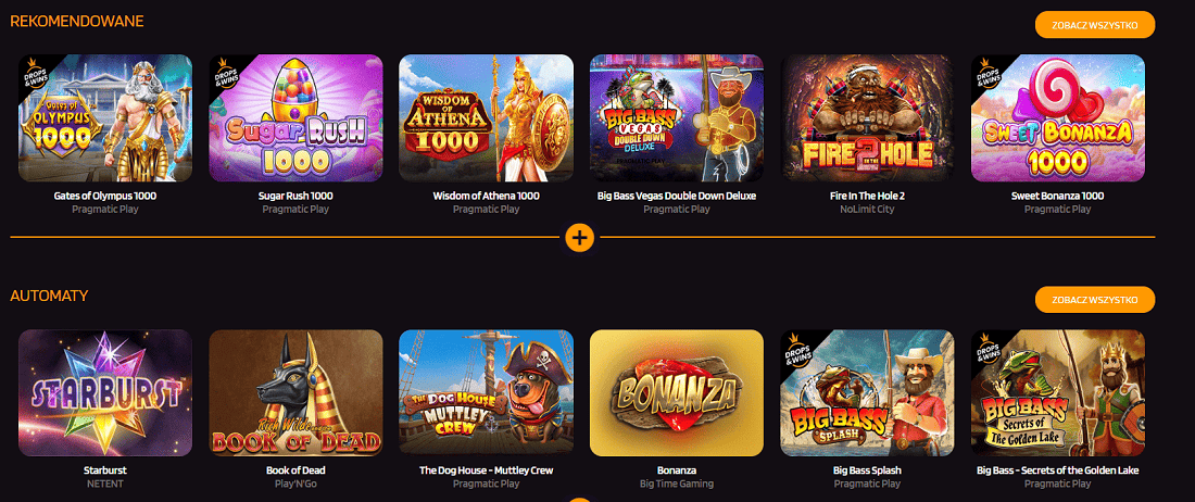 Punterz Casino gry kasynowe