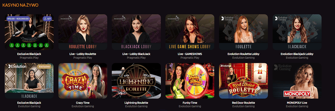 Punterz kasyno na żywo