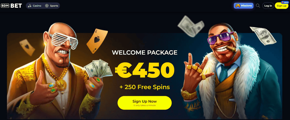 bdmbet casino pakiet powitalny