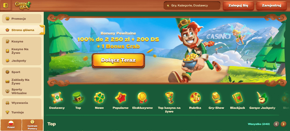 green luck casino online