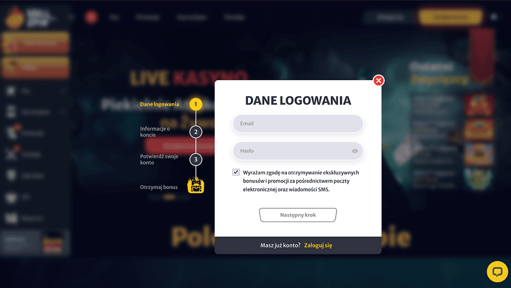 hellspin rejestracja