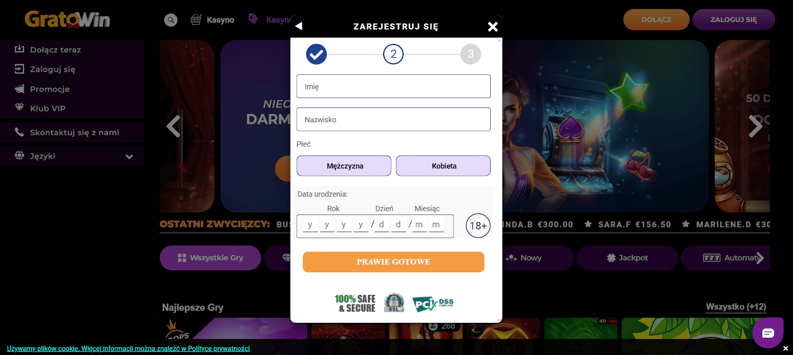 Jak założyć konto w kasynie online