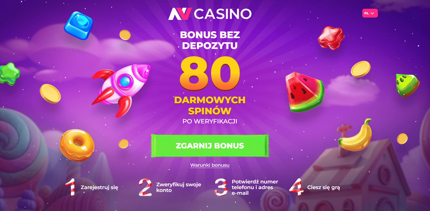 nv casino promocyjne 80 spinow za darmo