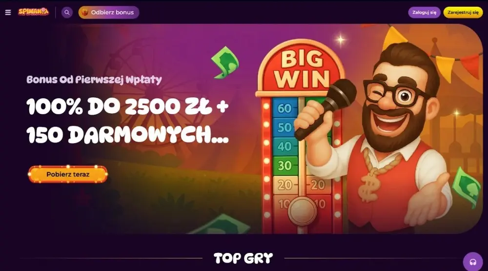 spinania strona kasyna
