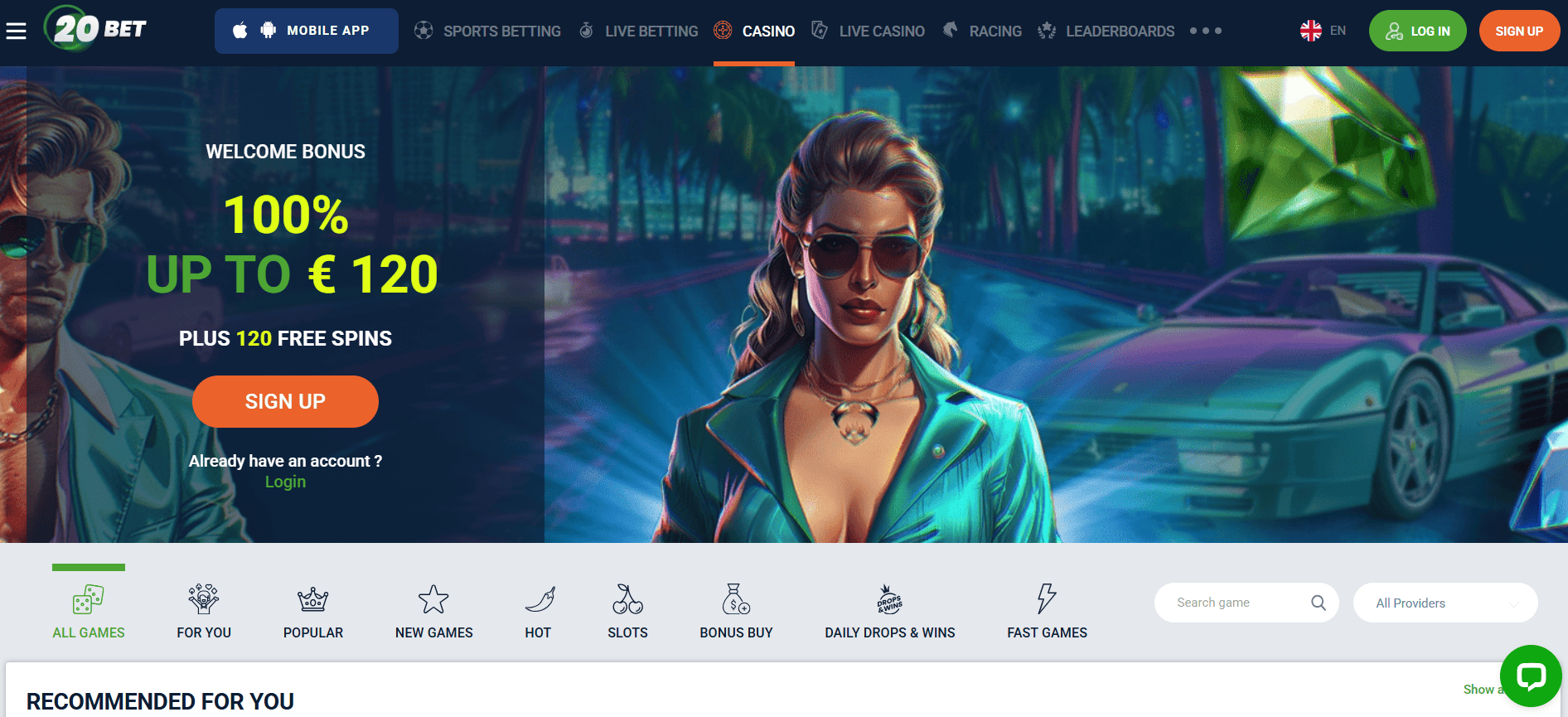 strona internetowa 20bet