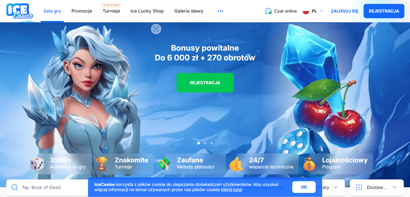 strona internetowa icecasino