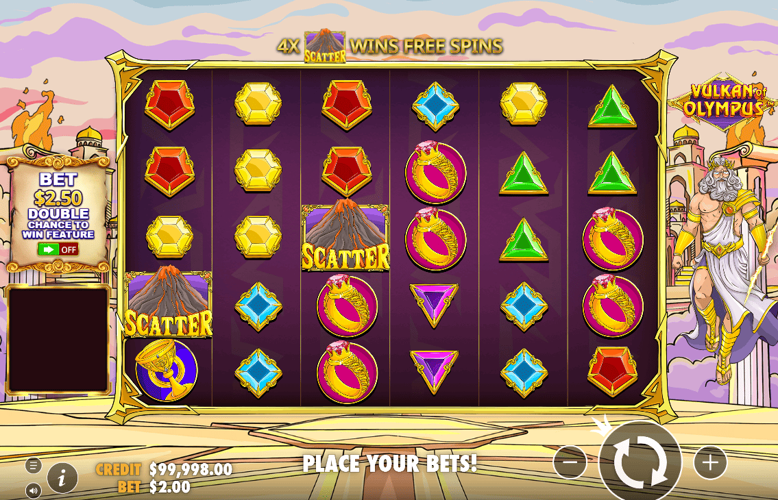 vulkan of olympus slot online