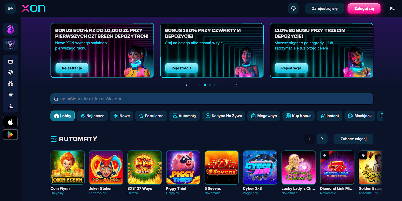 XON.bet - kasyno kryptowalutowe